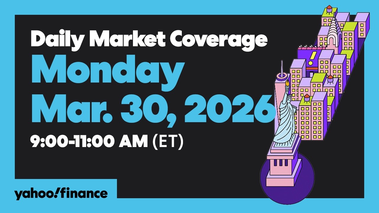 Live: US Stock Futures Rise, Oil Prices Climb, Stock Market Coverage Mar. 30, 2026