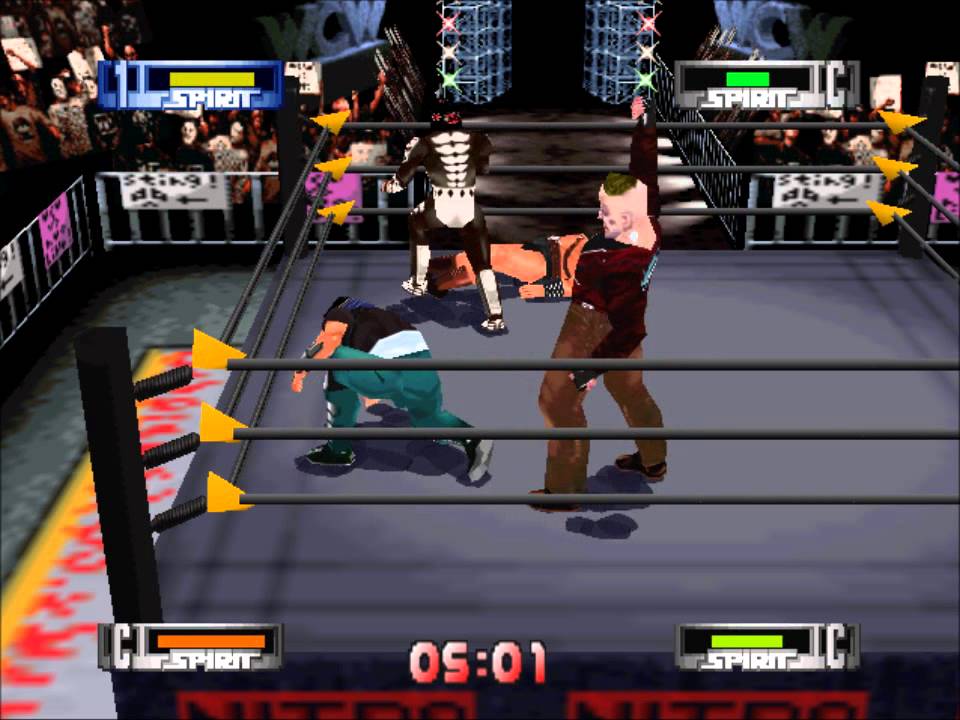 Dr. Frank vs Execution vs Shogun vs La Parka - WCW/nWo Revenge (PJ64)