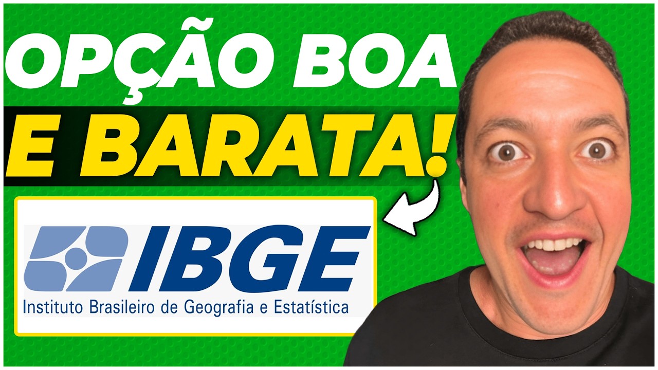 Qual o MELHOR CURSO para o Concurso IBGE TEMPOR&Aacute;RIOS 2025? Saiba AQUI!