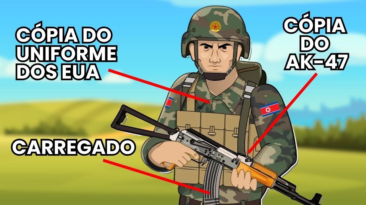 Um dia na rotina de um soldado norte-coreano