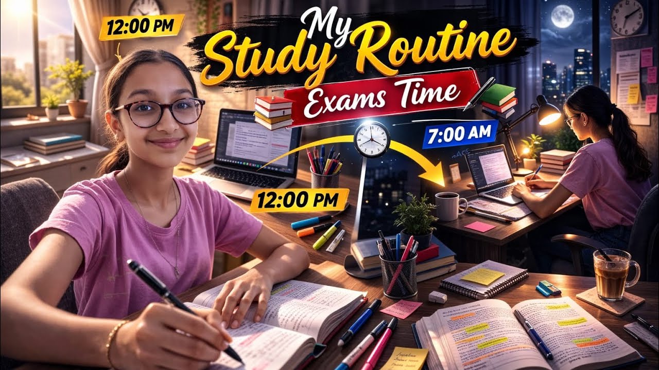 My Study Routine📚| Social Science Exam | Dhani_Mittal3121