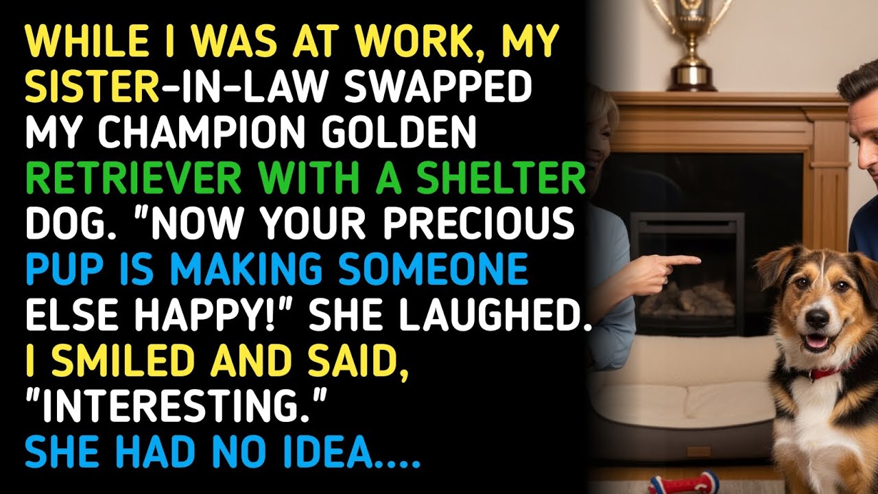 WHILE I WAS AT WORK, MY SISTER-IN-LAW SWAPPED MY CHAMPION GOLDEN RETRIEVER WITH A SHELTER DOG... 