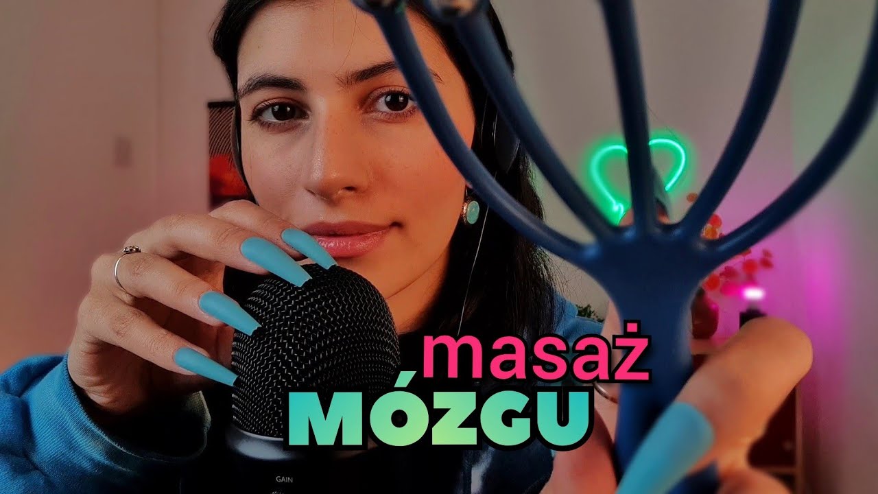 ASMR po polsku MASAŻ MÓZGU ciarki gwarantowane 💙