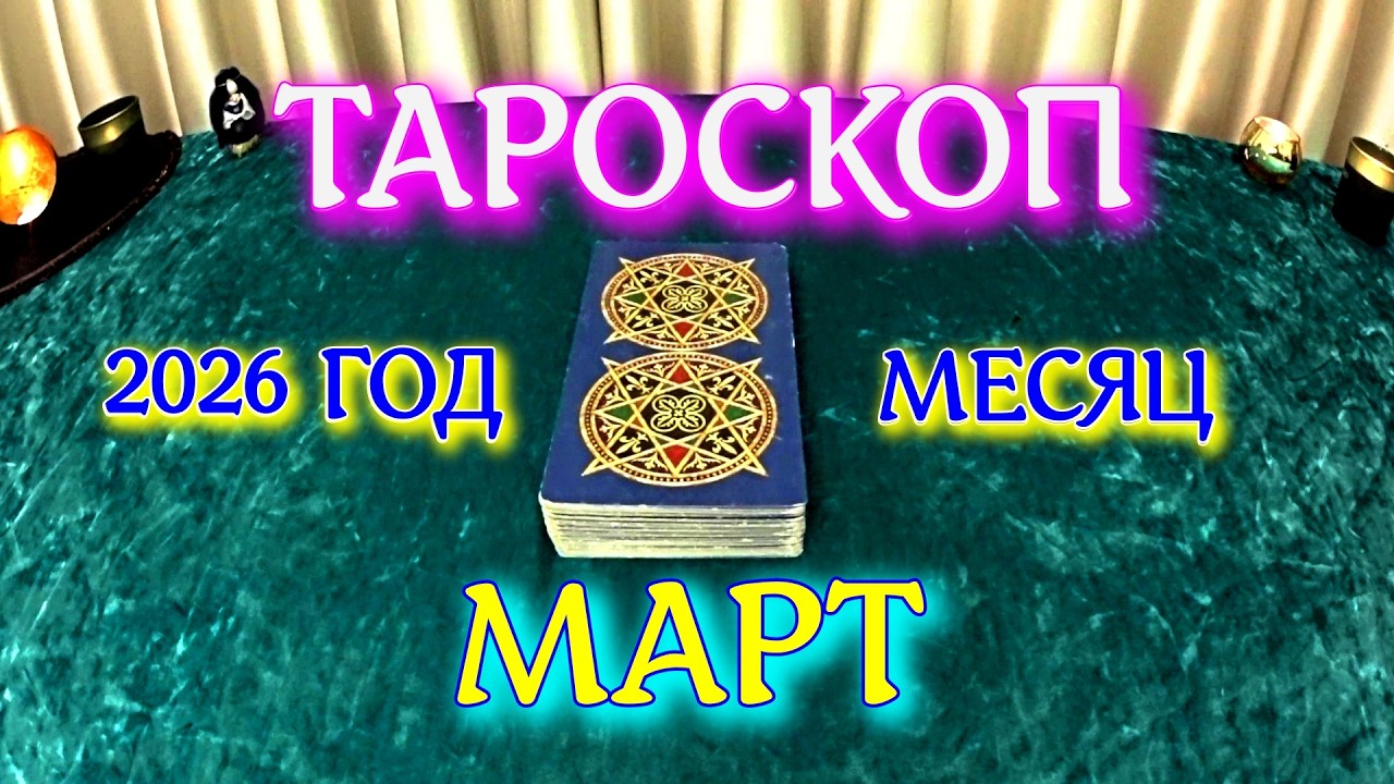 МАРТ МЕСЯЦ ВСЕ 12 ЗНАКОВ ЗОДИАКА ПРОГНОЗ 2026 ГОД tarot today ТАРОСКОП