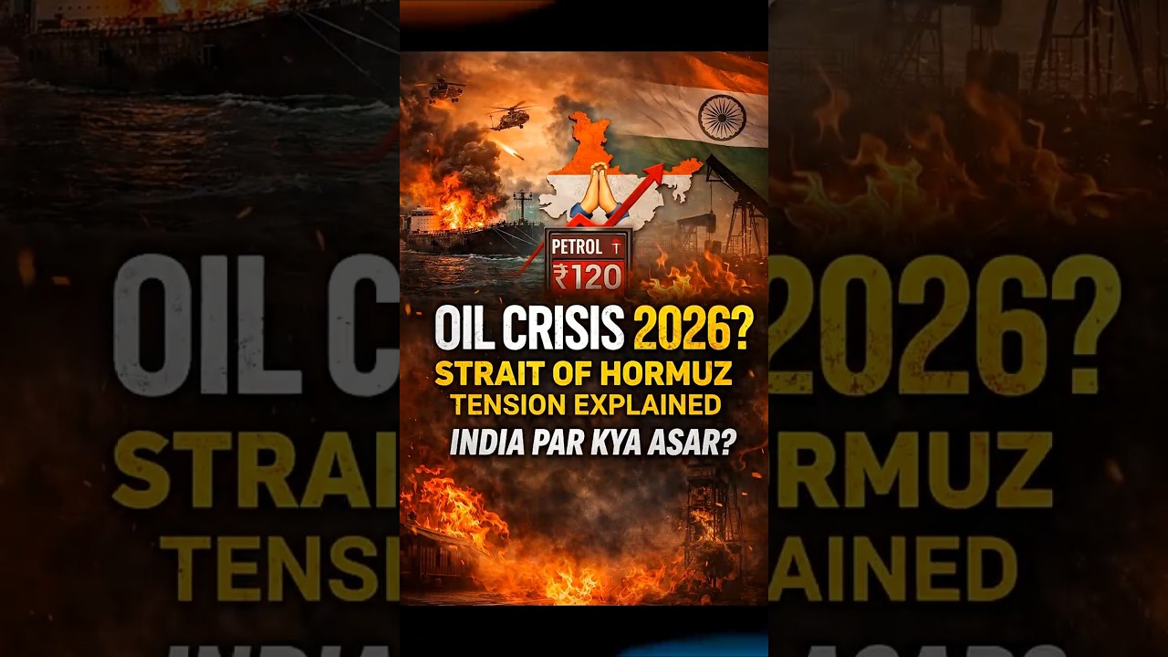 Oil Crisis 2026? Strait of Hormuz Tension Explained | India Par Kya Asar Padega? #geopolitics #news