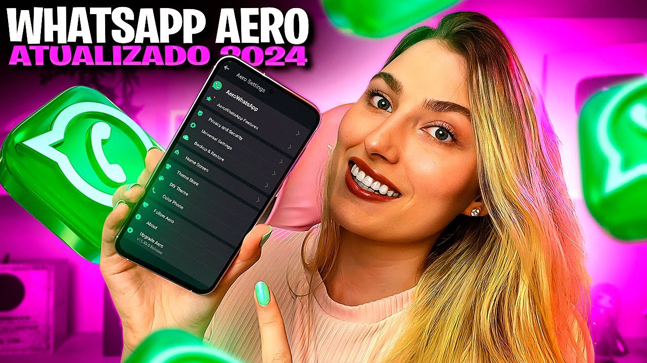 SAIU🔥 WHATSAPP AERO ATUALIZADO 2024 COM MUITAS FUNÇÕES 🤩 (MELHOR QUE O GB) SEGURO!