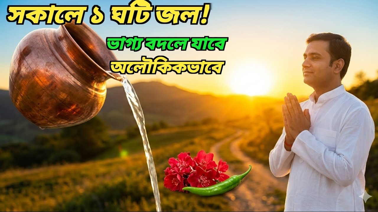 সূর্যকে জল দেওয়ার সঠিক নিয়ম ও গোপন মন্ত্র | সূর্য প্রণাম পদ্ধতি ও উপকারিতা