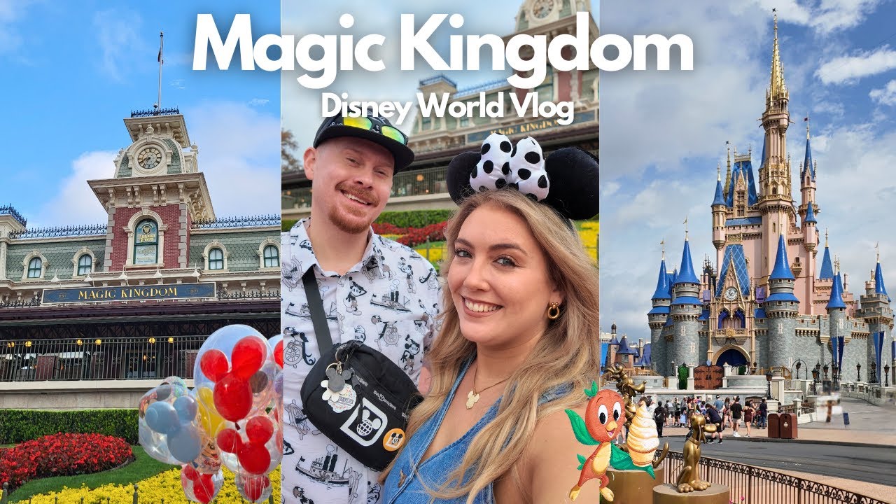 DISNEY WORLD VLOG DAY 1 ✨ Magic Kingdom & Hollywood Studios Park