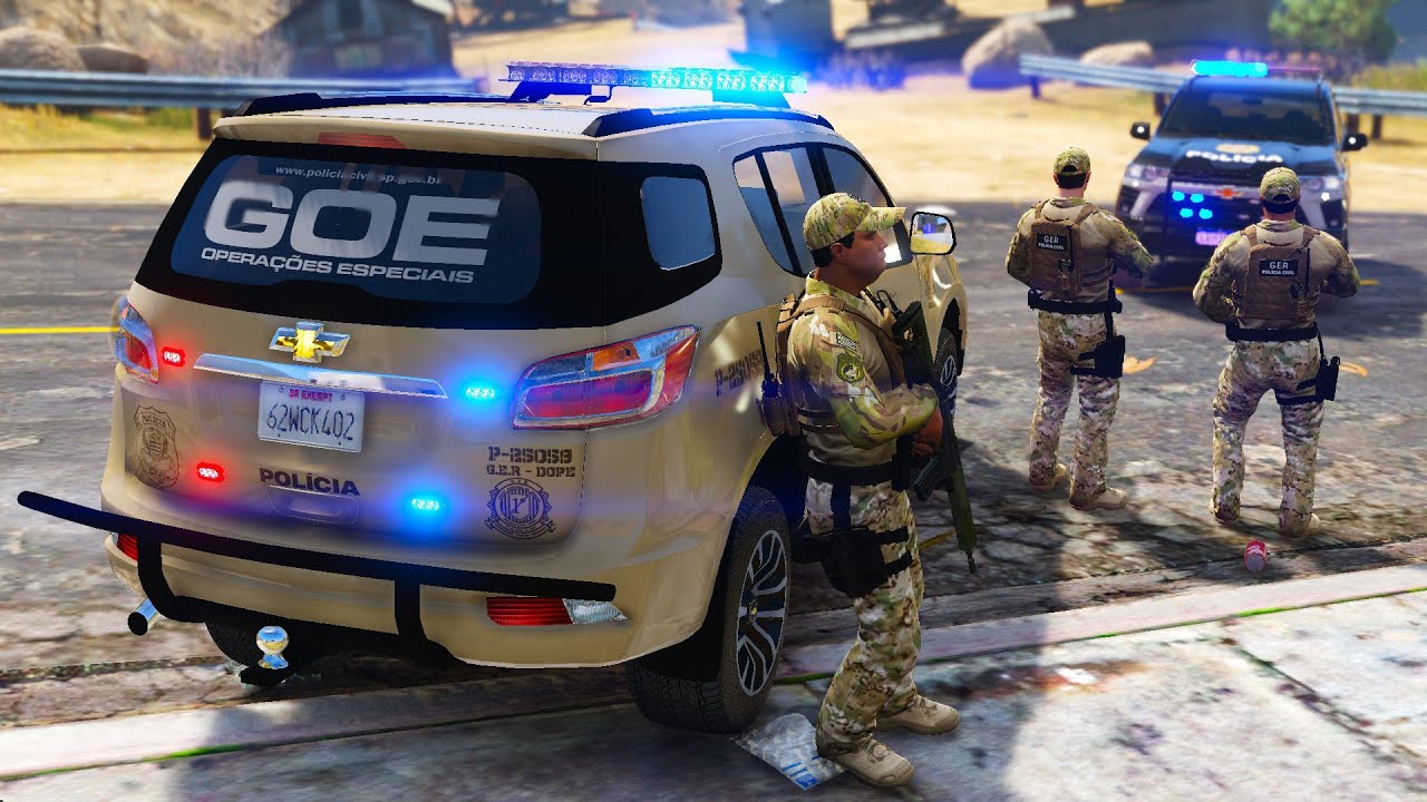 CONFRONTO COM INDIVÍDUOS DE EXTREMA PERICULOSIDADE PCSP | GTA 5 POLICIAL