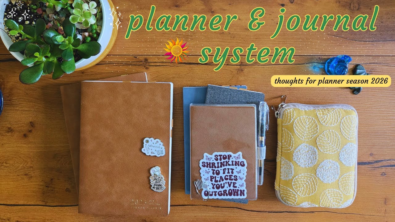 My Current Journal and Planner System | Heading Into 2026 - Experimenting & Adapting