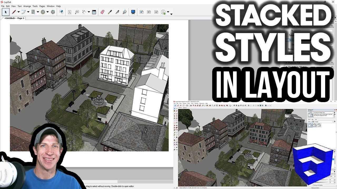 Created a MIXED STYLE Image in Layout