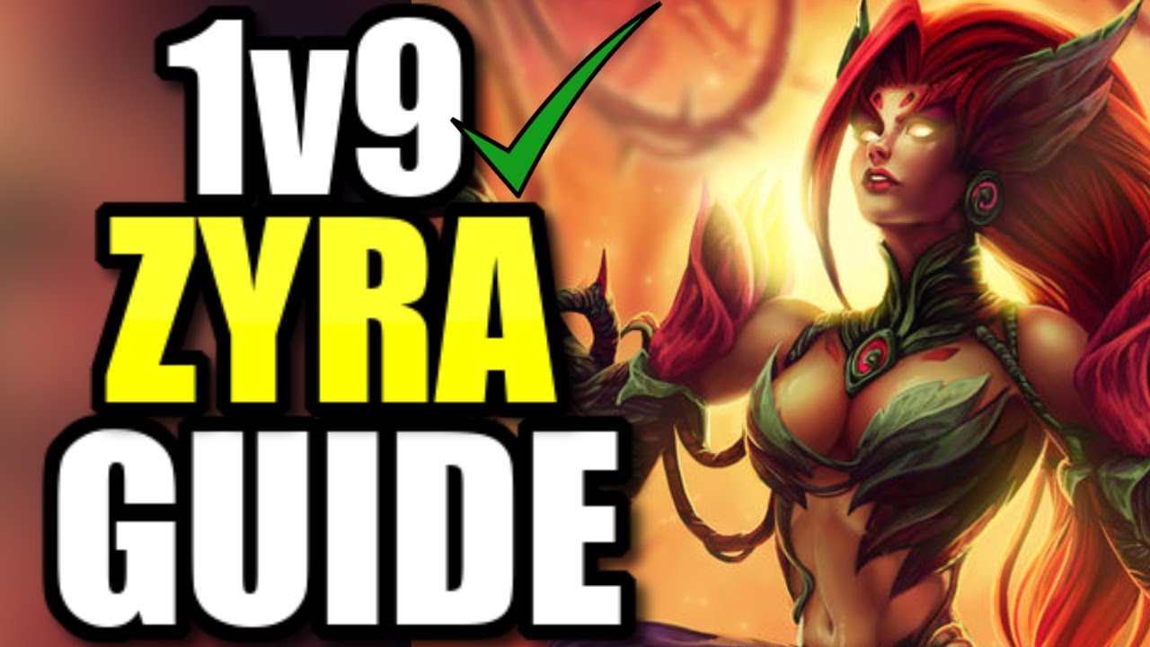 (CARRY EVERY GAME) HOW TO ZYRA SUPPORT 1V9 EVERY GAME IN SEASON 12 | ZYRA GUIDE