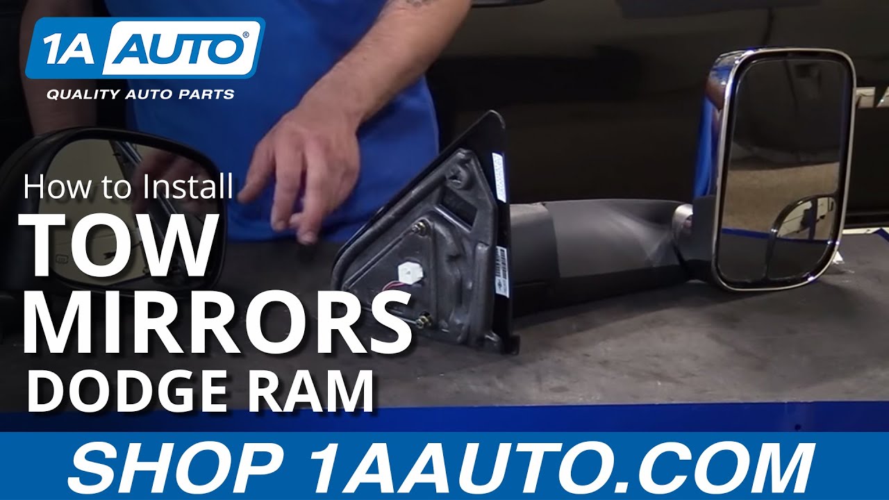 How to Install Tow Mirrors 02-08 Dodge Ram 1500