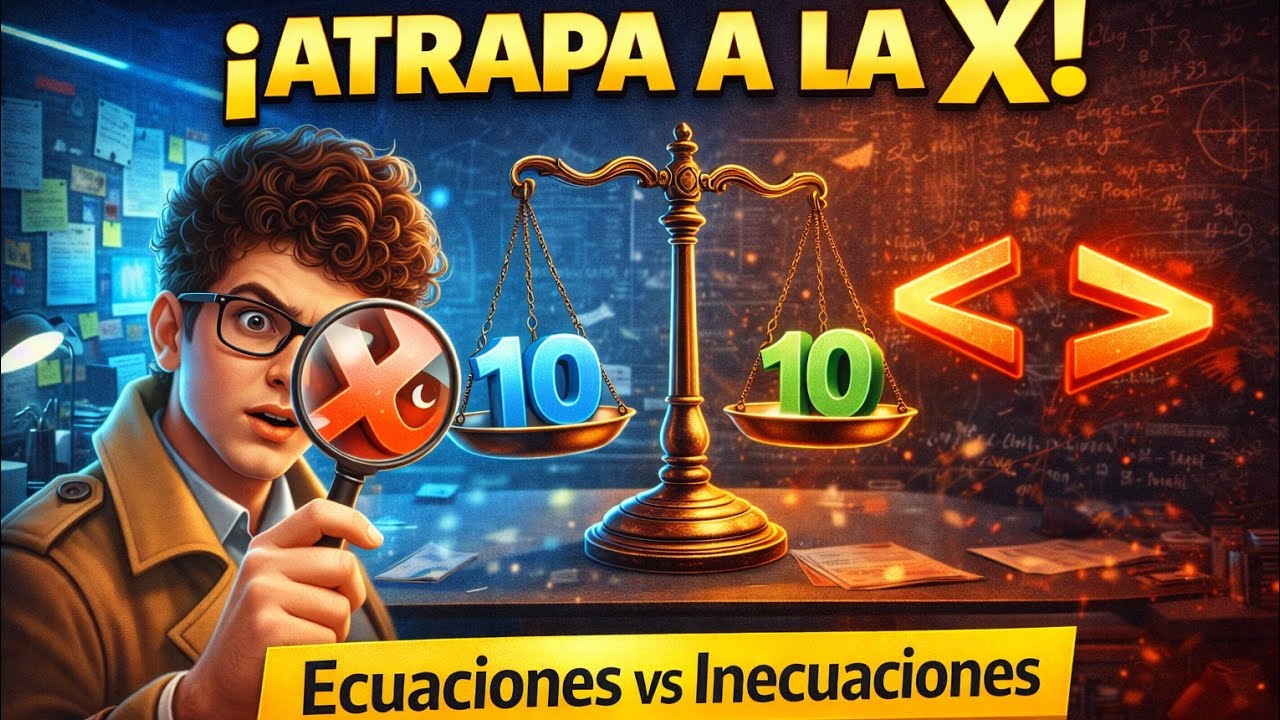 ¡DETECTIVE DE X! 🔎 Resuelve Ecuaciones e Inecuaciones en Z