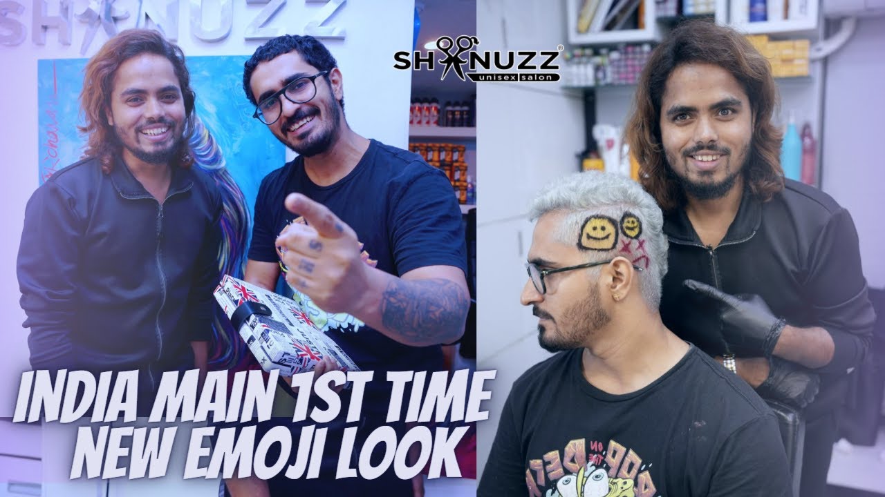 India main 1st time  new emoji look ft. @Danish Zehen  | Shanuzz Salon
