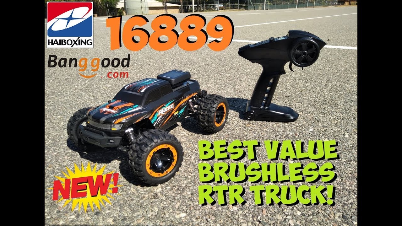 NEW HBX 16889 REVIEW - AWESOME BRUSHLESS 1/16 RC TRUCK