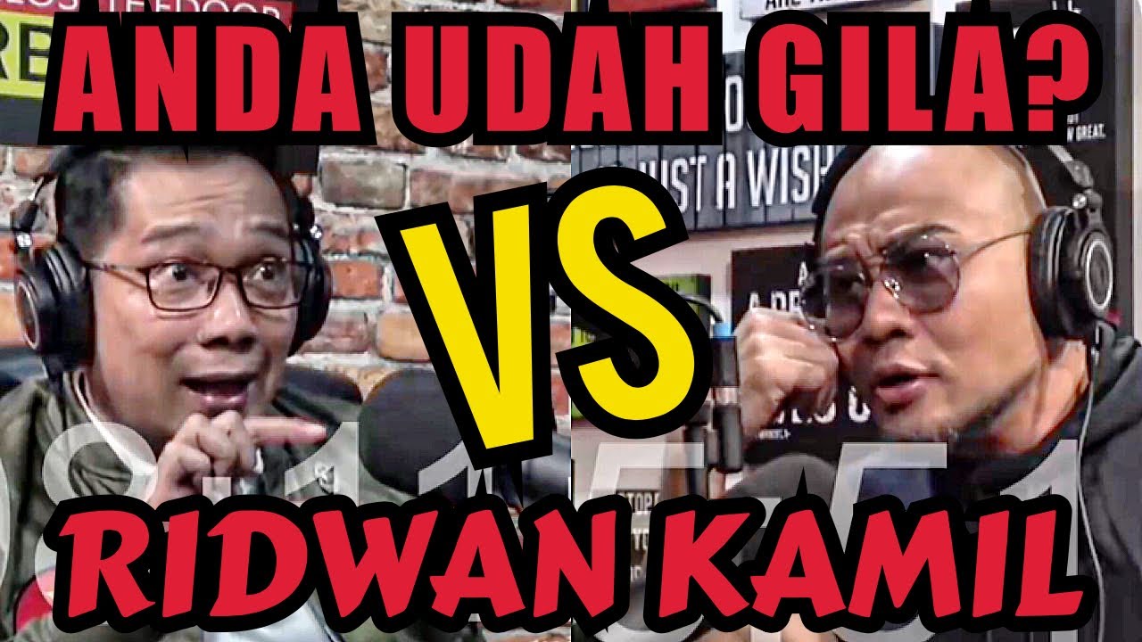 RIDWAN KAMIL, ANDA GILA‼️ Deddy corbuzier Podcast