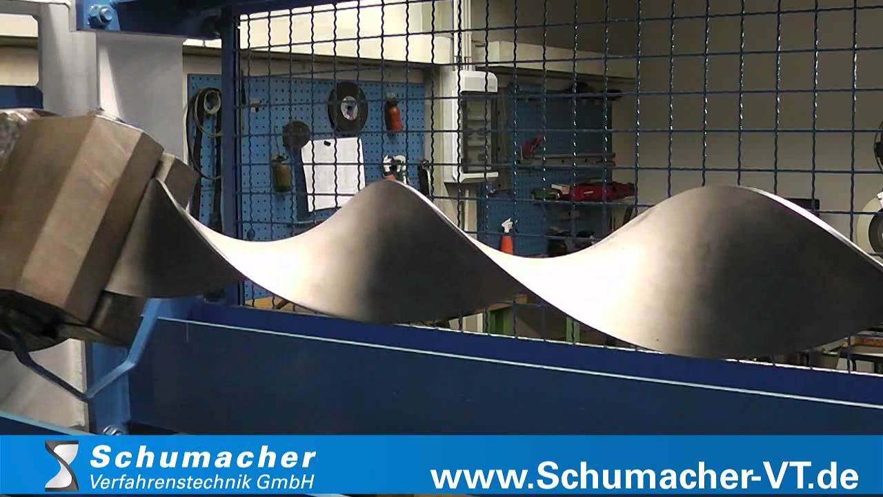 Statische Mischer - Herstellung eines Wendelmischers