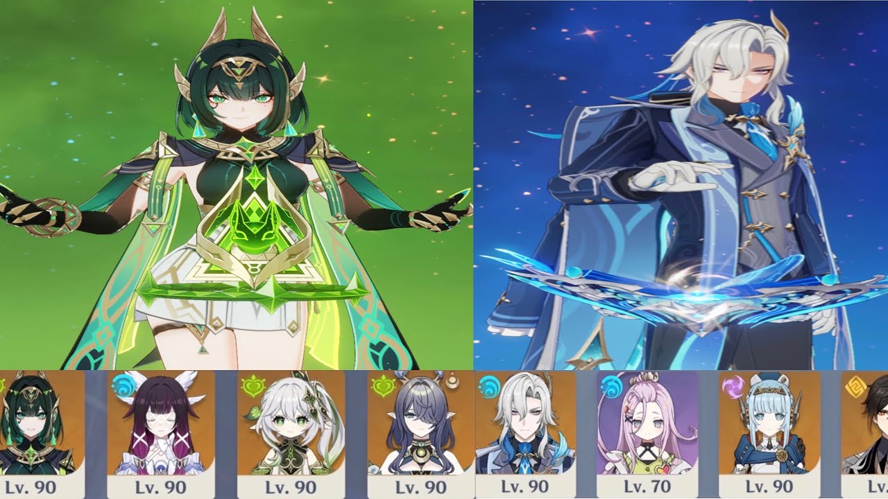Spiral Abyss Reset | Neuvillette and ineffa lunar charge & Nefer premium | Genshin Impact |