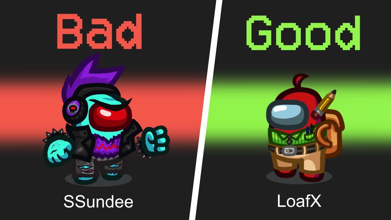 *NEW* GOOD vs BAD MOD in Among Us!