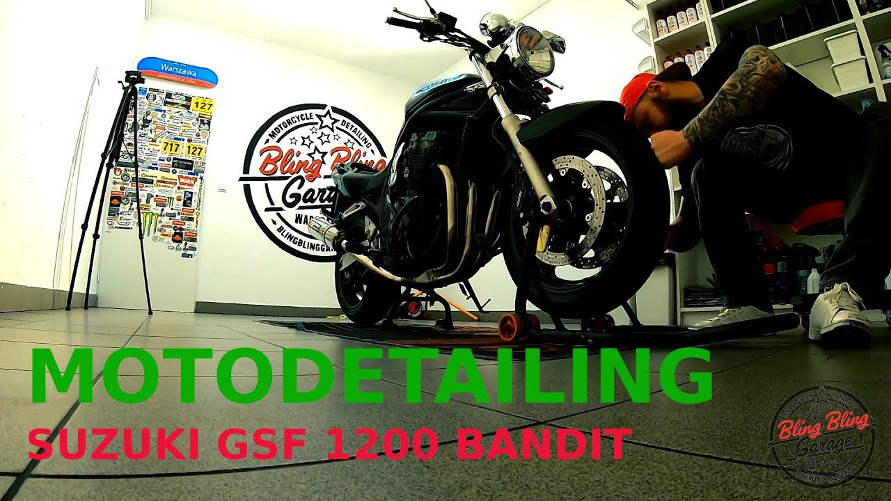 BBG TV/ Suzuki GSF 1200 Bandit/ Motodetailing/ Detailing motocyklowy!