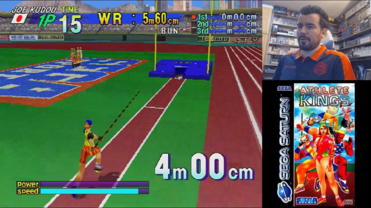 ATHLETE KINGS - DECATHLETE (Sega Saturn) - Gameplay en Español || EVENTO VERANIEGO 2021