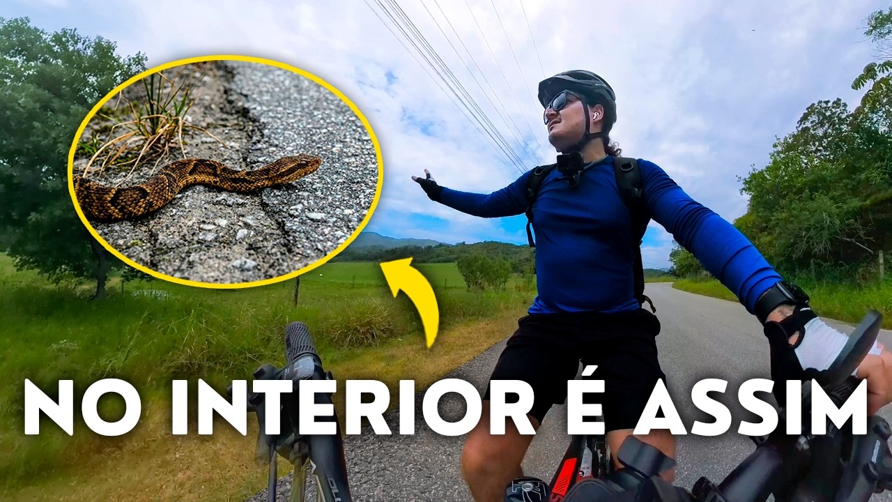 Essa SC você NÃO CONHECE: 52km de bike pelo interior