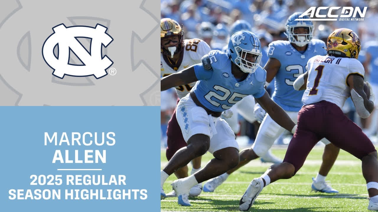 Marcus Allen 2025 Regular Season Highlights | UNC DB