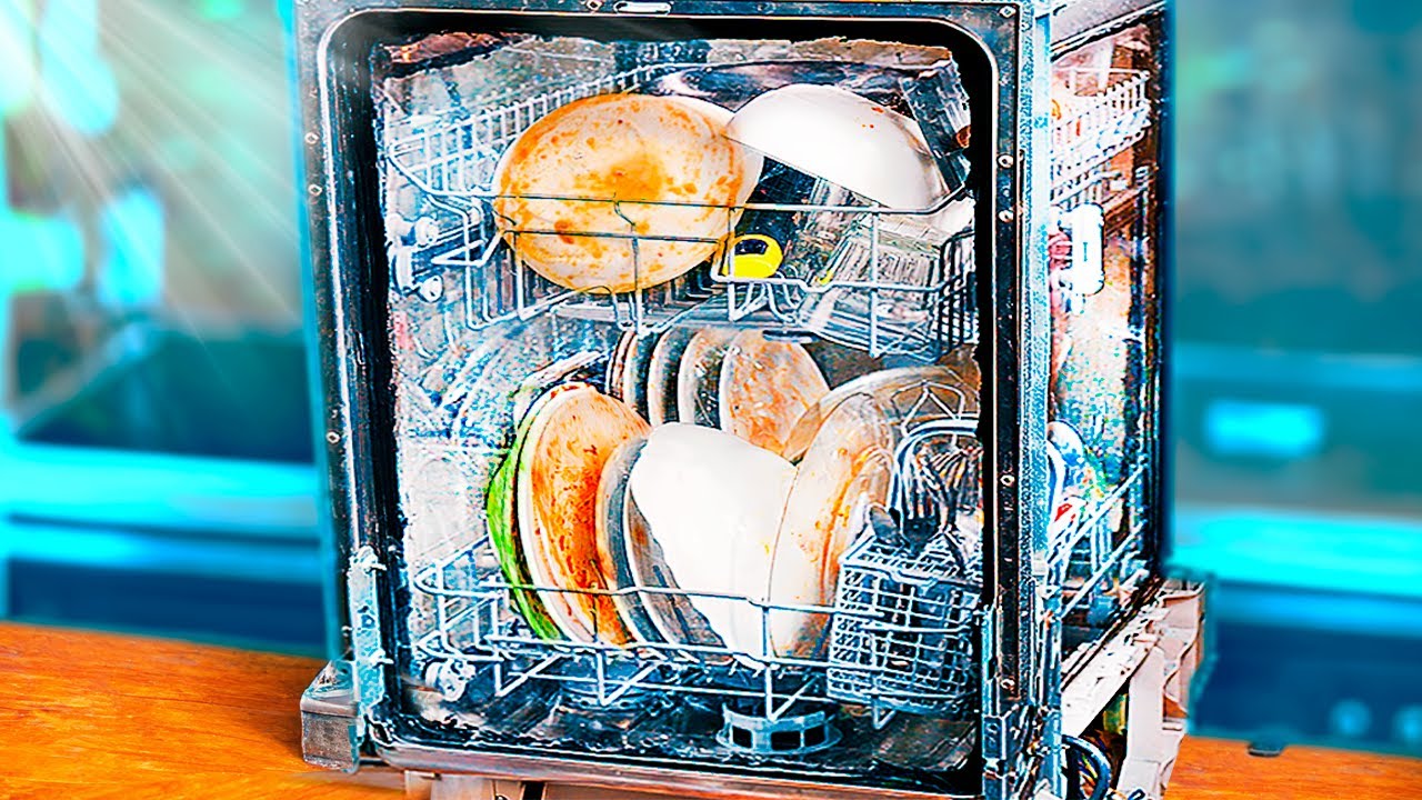 Hicimos un lavavajillas transparente