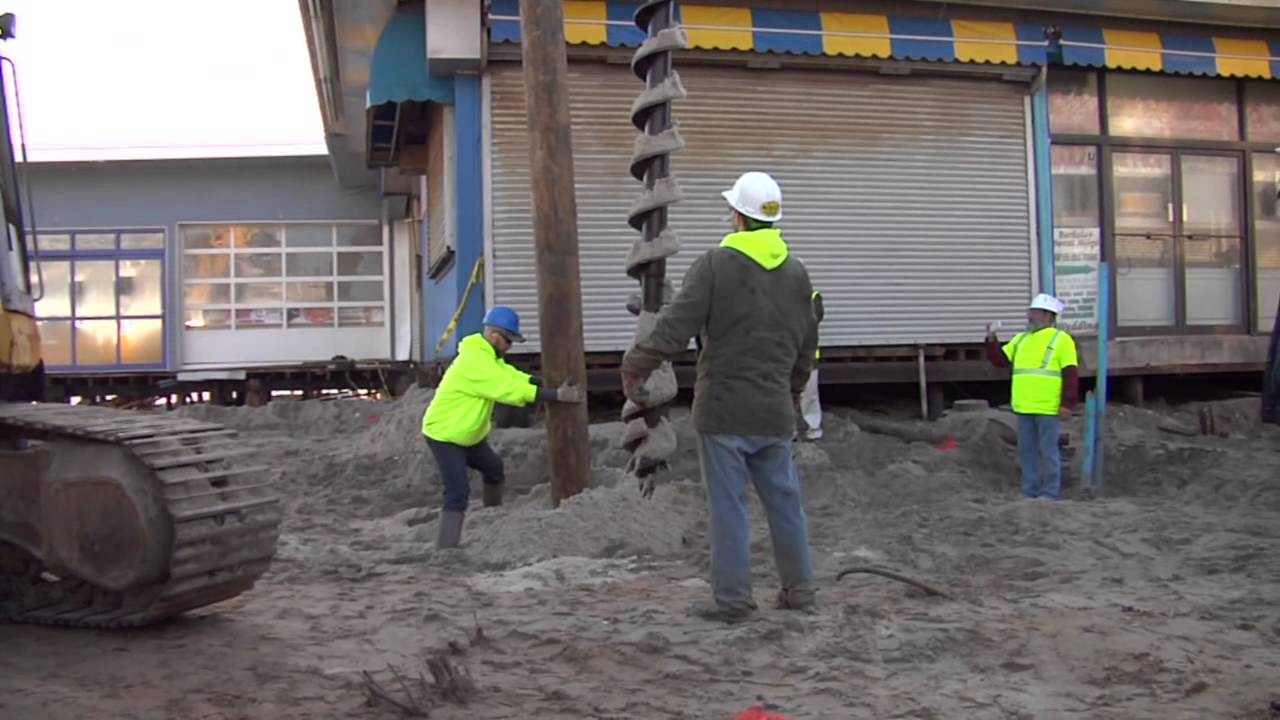 Seaside Heights Boardwalk Rebuilding Begins