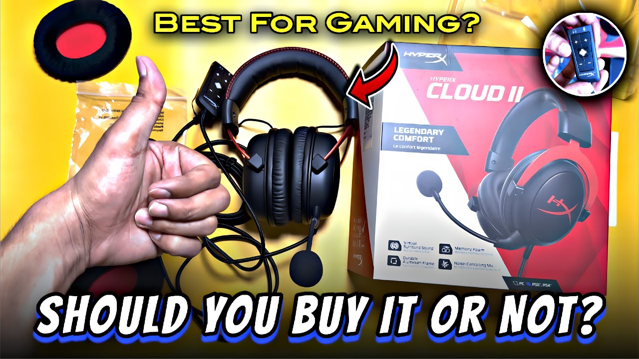 HyperX Cloud 2 - Worth OR OverHyped? Full Review With Unboxing📦 #bossxco #bossxcoplays #hyperxcloud 