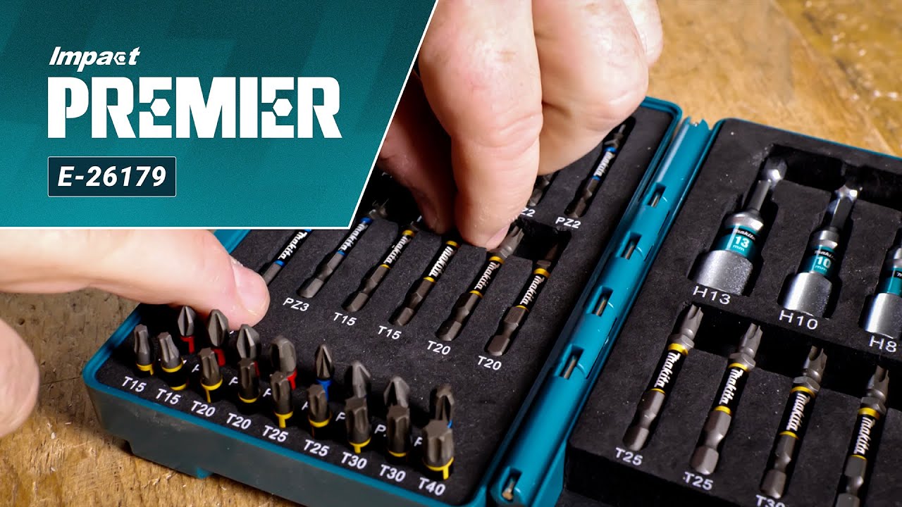 Impact Premier Bit Set (E-26179) | Precision 50mm Bits for Professional Use
