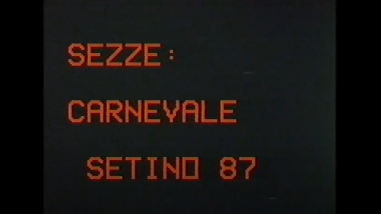 SEZZE Carnevale Setino 1987