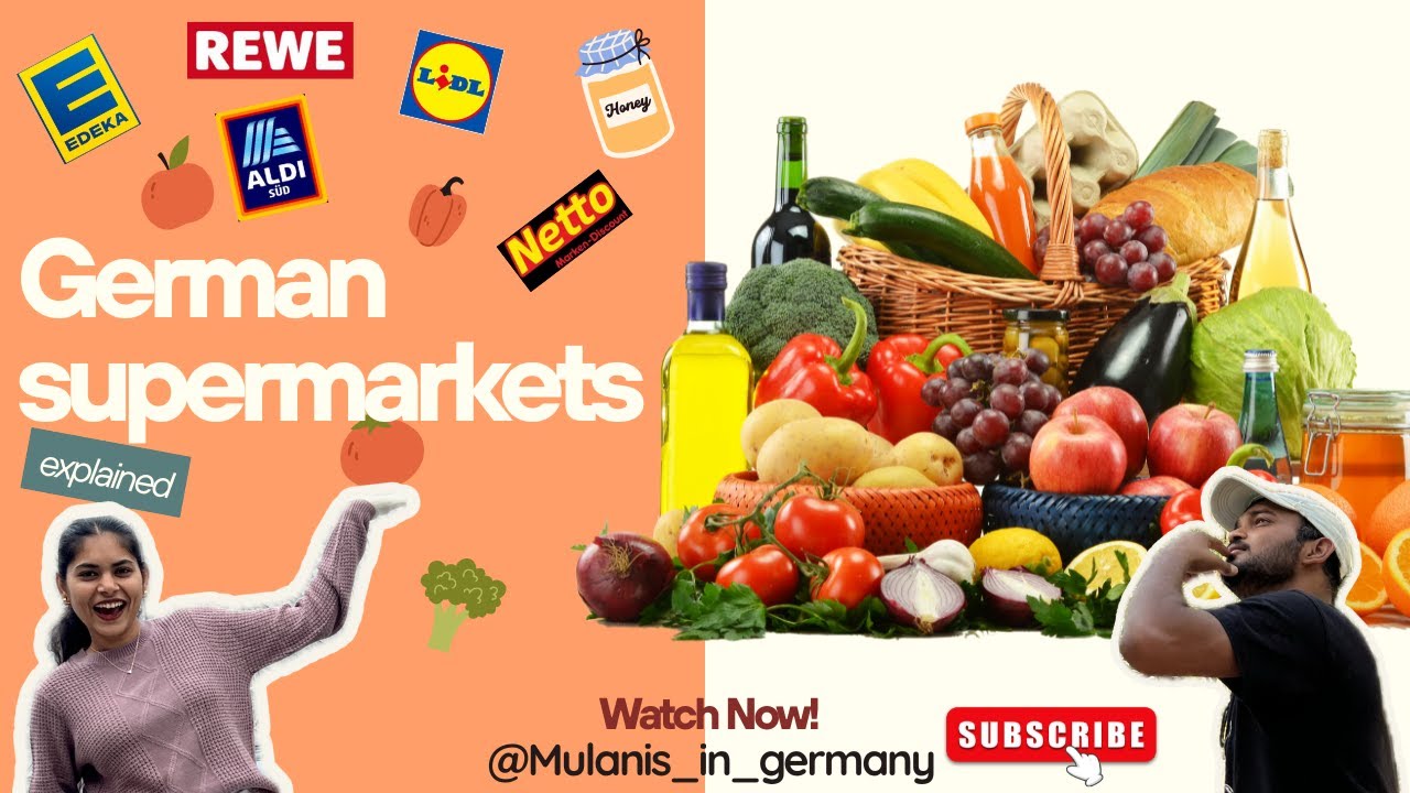 Grocery Shopping in Germany 🇩🇪 | German Supermakets | Discount, Premium & Organic Supermarkets