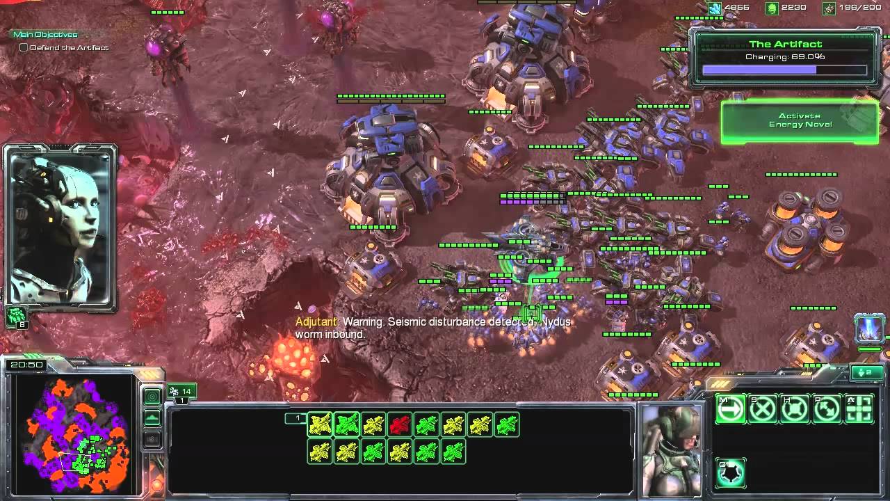 All In (маршрут Нидуса) Брутальное прохождение - Starcraft 2: Wings of Liberty