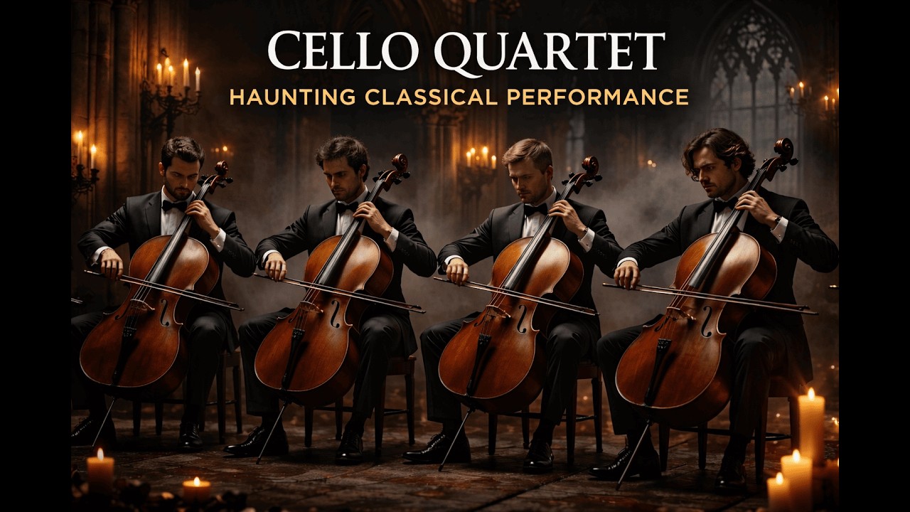 The Phantom of the Opera — Prague Cello Quartet [Official Video] | Cello Cover)