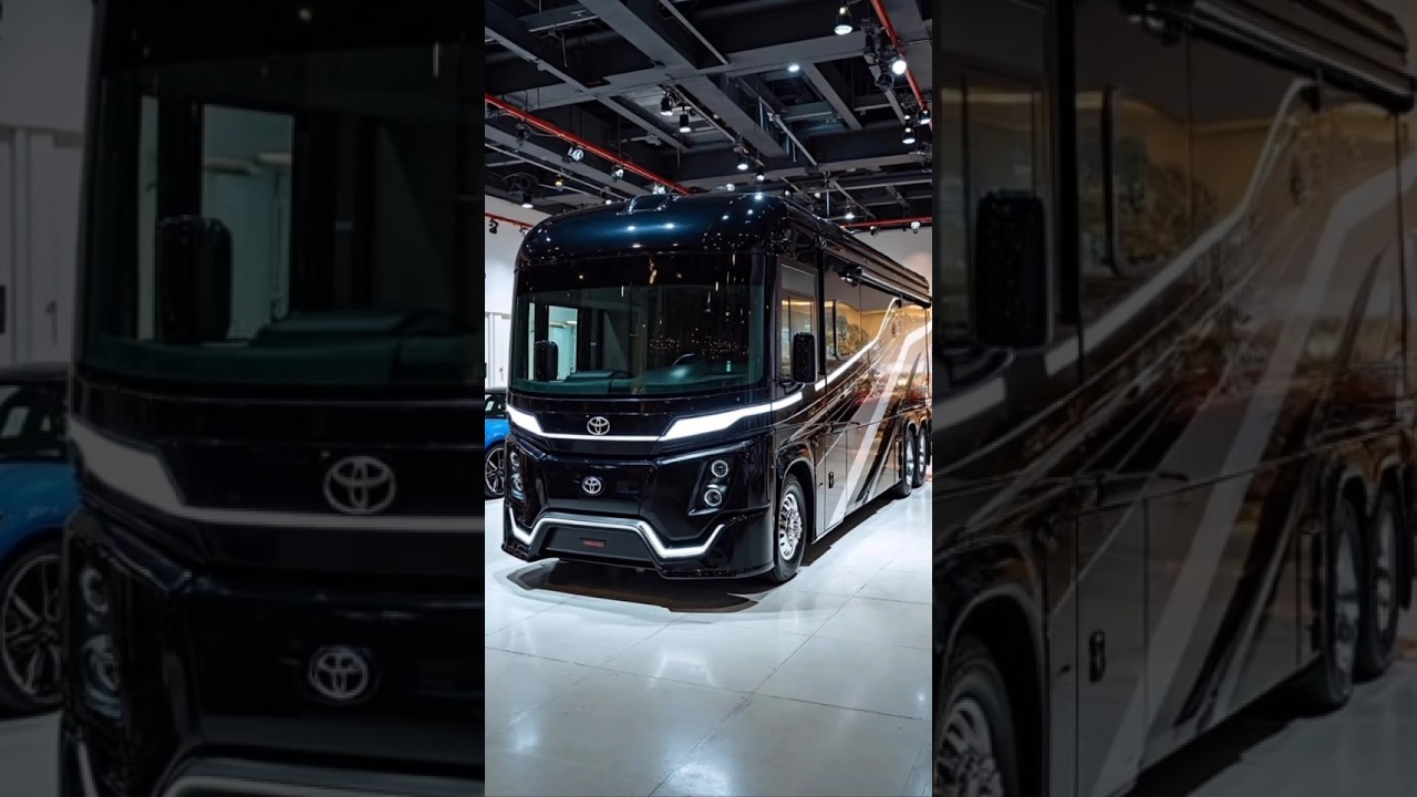2026 New Blend Of Toyota Motorhome Camper Van Premium Features #automobile #camperlifestyle #shorts