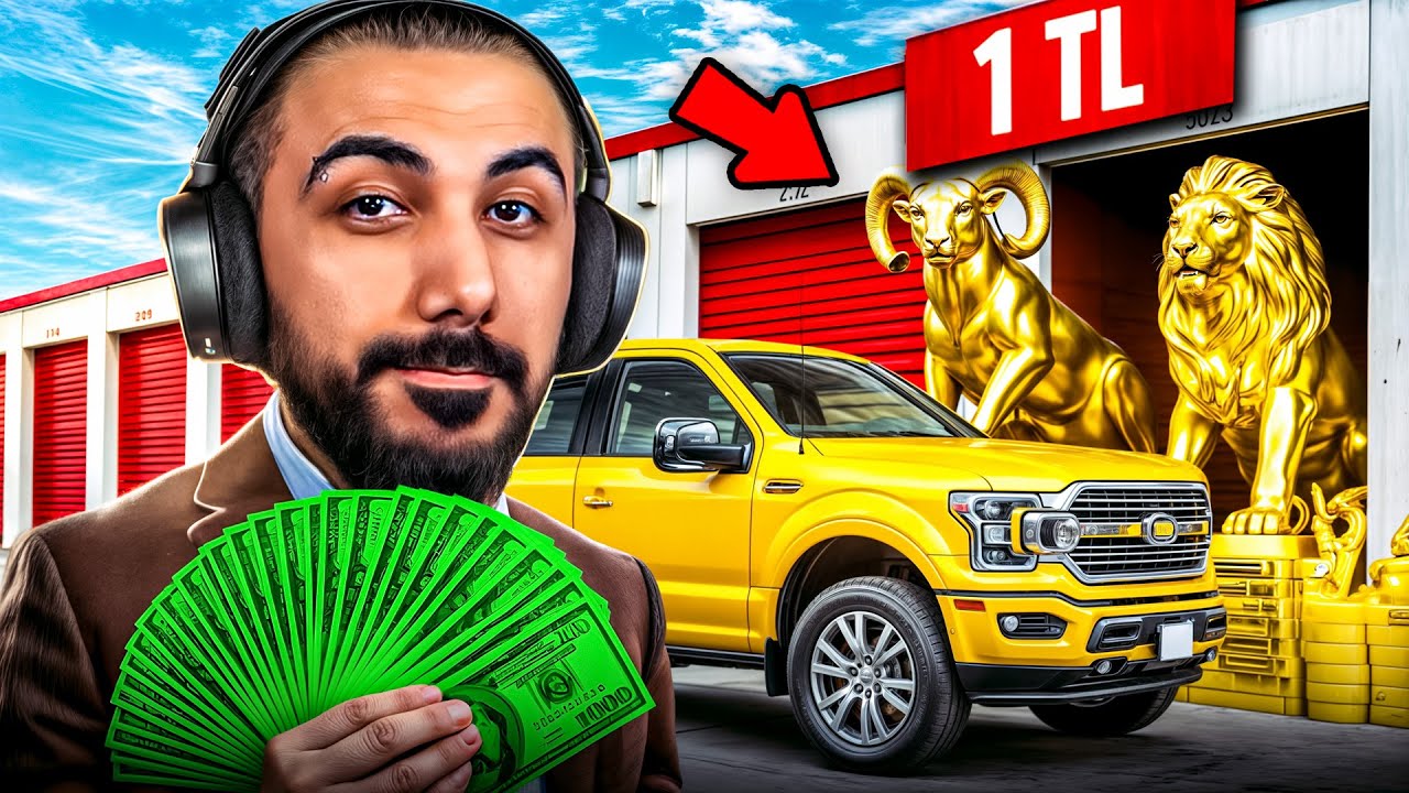 1 TL'YE ALDIĞIM DEPODAN SERVET ÇIKTI! | STORAGE HUNTERS SIMULATOR