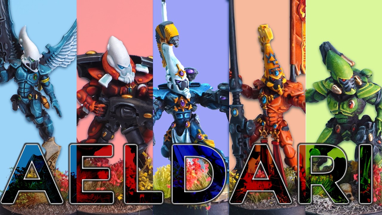 I painted every Aeldari Aspect with a Sponge
