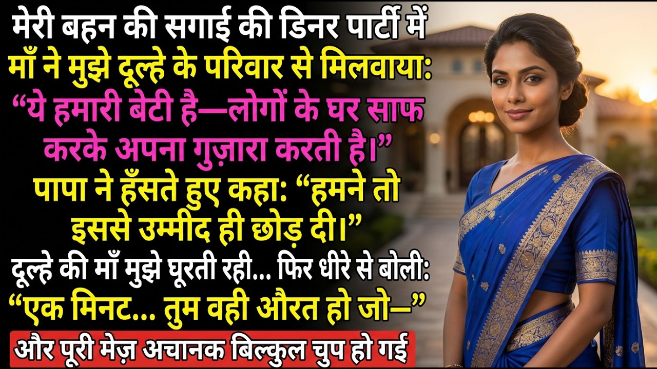 मेरे माता-पिता ने सबको बताया 'वह सिर्फ घर साफ करती है,' मेरी बहन की शादी में - दूल्हे ने कुछ और कहा।