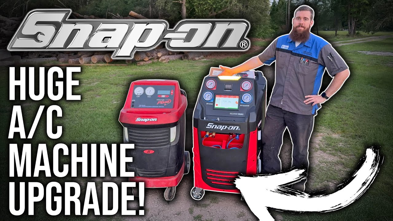 HUGE A/C Equipment Upgrade! Tackles Both R134 & 1234YF Systems! New Snap-on Polartek Dual Machine!