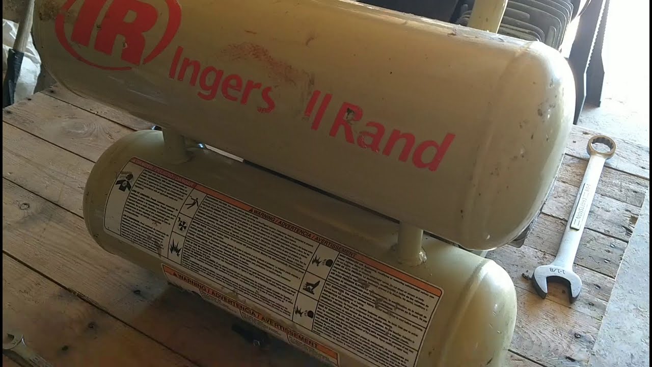Ingersoll Rand Air Compressor not holding air, pressure regulator, faulty o-ring.