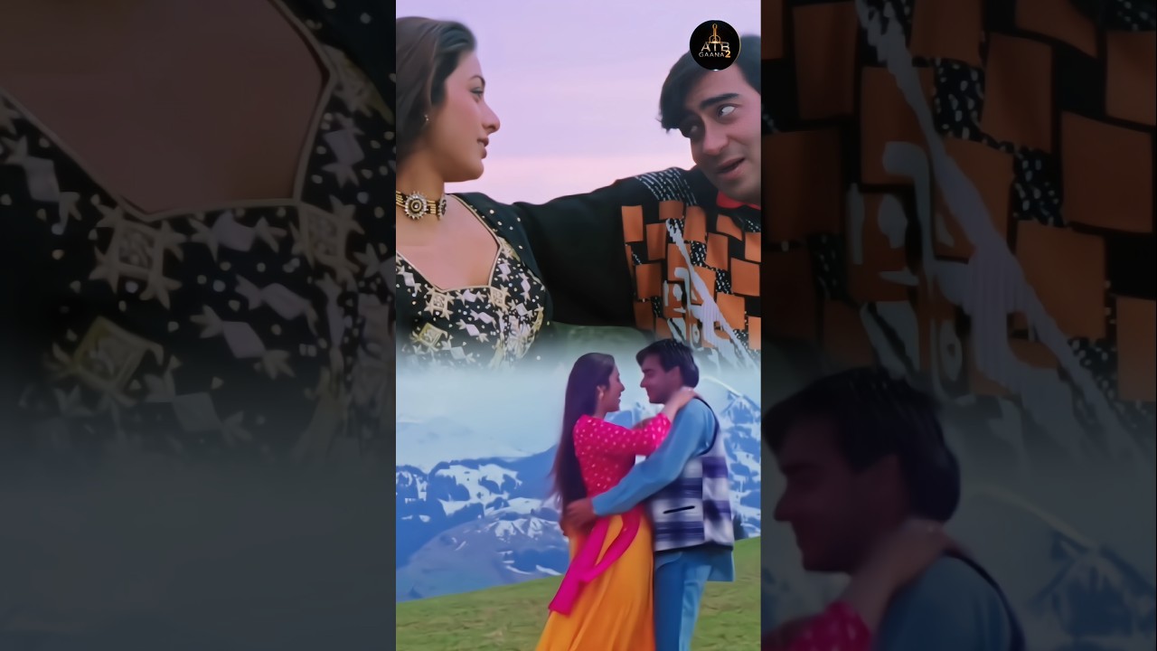 Duniya Chale Na Chale Tum Mere Saath Chalna ❤️ | Ajay Devgn ❤️ Tabu | 90s Golden Love Song 🎶 #shorts