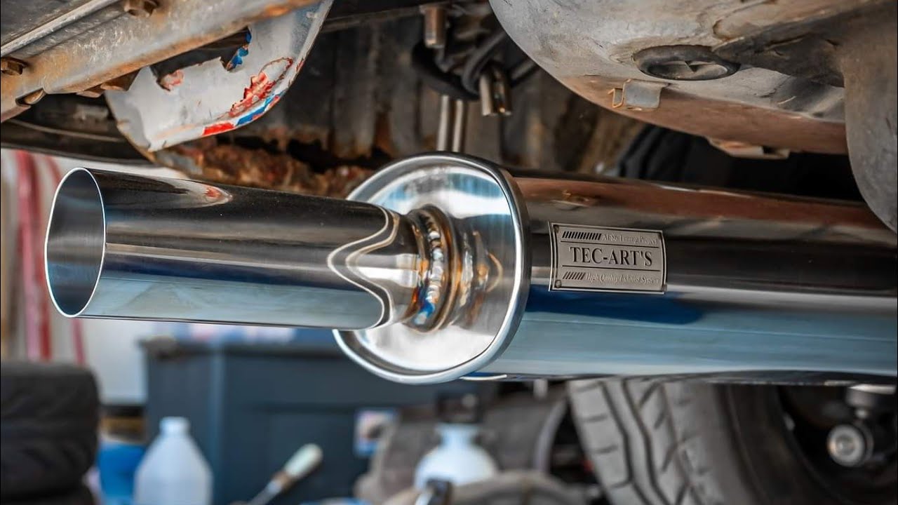 Tec Arts Fujitsubo Exhaust on BEAMS AE86
