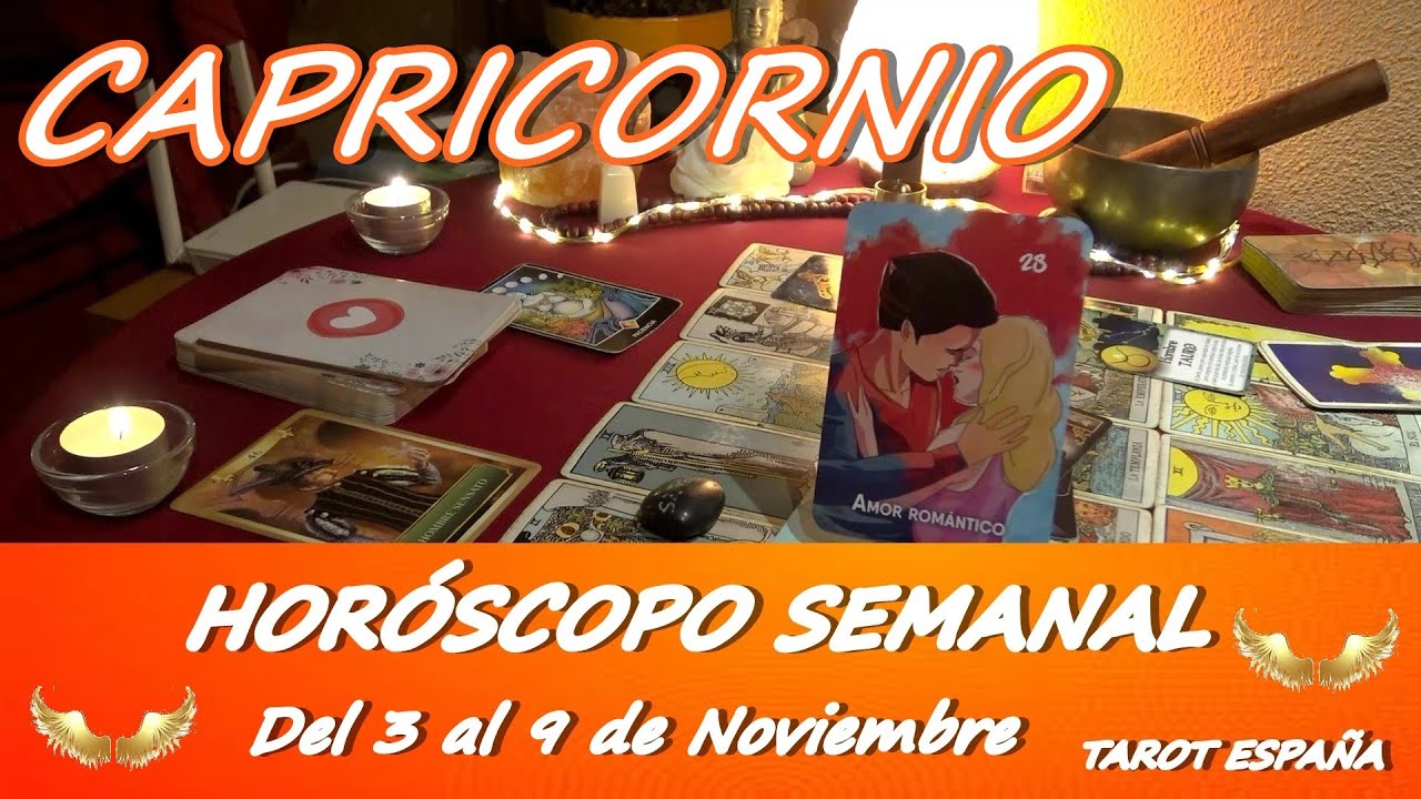 ♑️CAPRICORNIO SEMANA DEL 3 AL 9 NOVIEMBRE 2025​🌷​🔥​​​​​​​TAROT ESPA&Ntilde;A