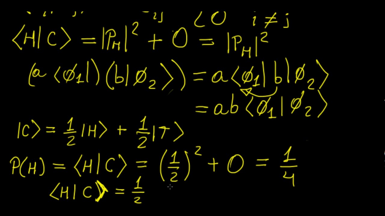 Probabilities of eigenstates | Quantum Mechanics | LetThereBeMath |