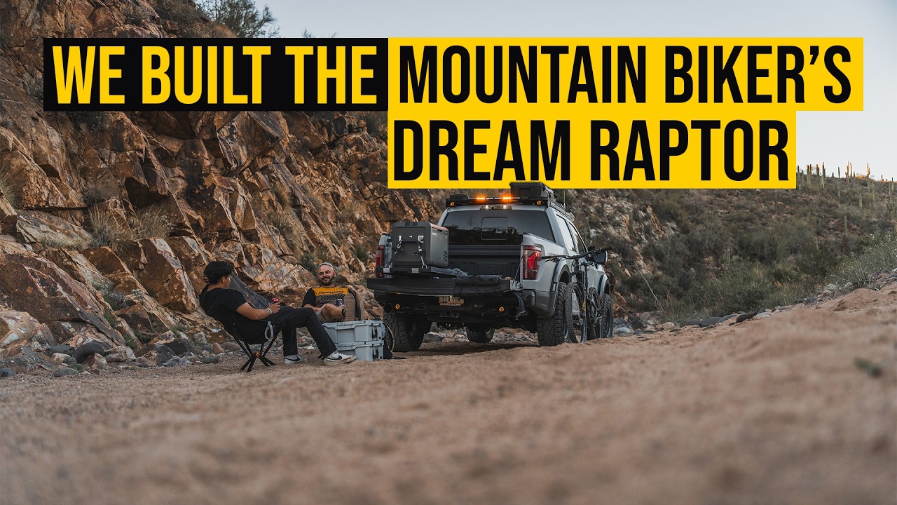 Внутри нашего внедорожника Ford Raptor для горного велосипеда | Полная комплектация горного велос...