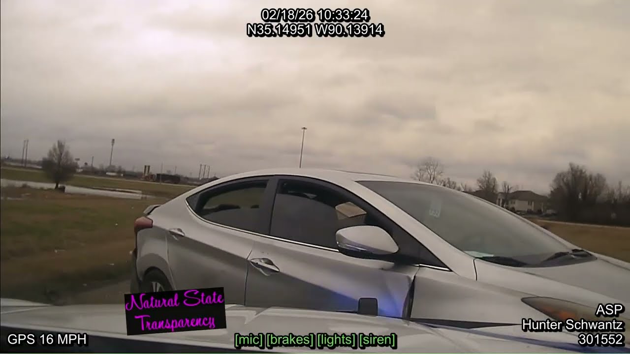 Pursuit/TVI MLK/AR-38 I-40 West Memphis Arkansas State Police Troop D, Traffic Series Ep. 1828