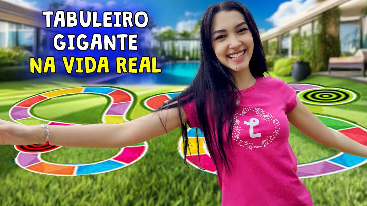 JOGO DE TABULEIRO GIGANTE NA VIDA REAL * Todos se deram muito mal