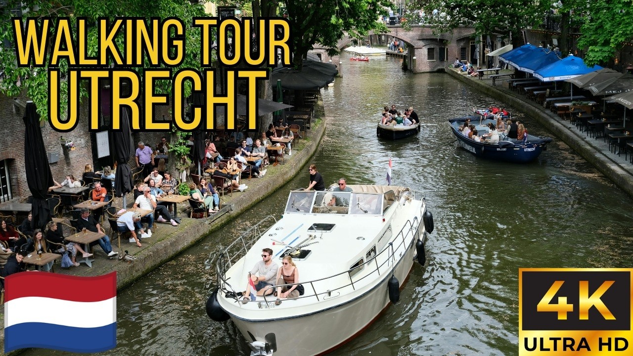 🇳🇱 Netherlands Walking Tour 4K: Utrecht on an Autumn Saturday 🇳🇱